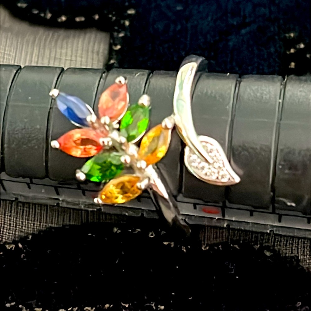 HP🌹Genuine Sapphires 14KGP Ring